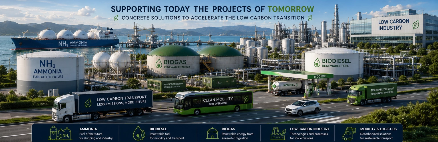 Low-carbon projects and energy transition